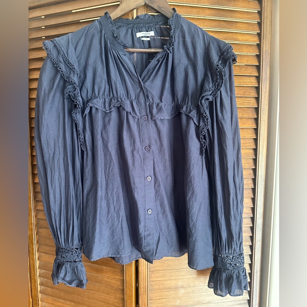 Isabel Marant cotton top sz medium/fr 38